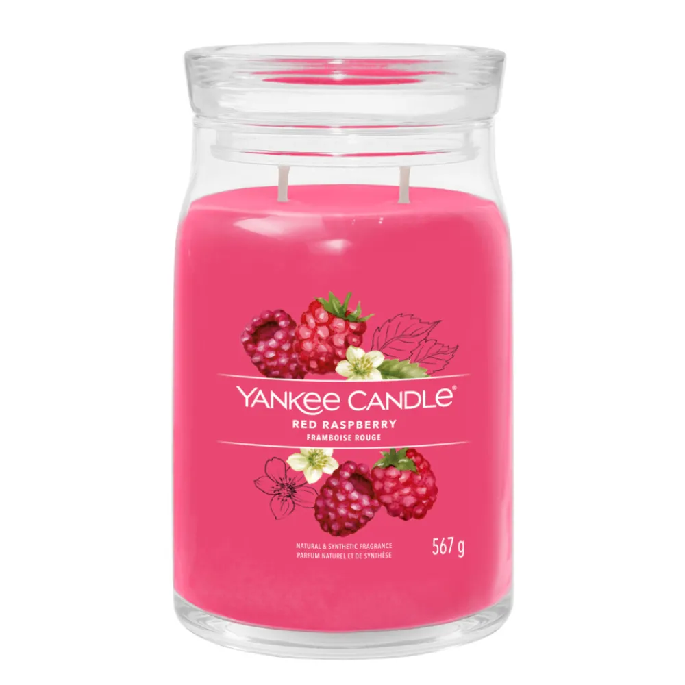 Discount Geurkaars Large Jar Red Raspberry Signature 567 gr Kaarsen|Geurkaarsen