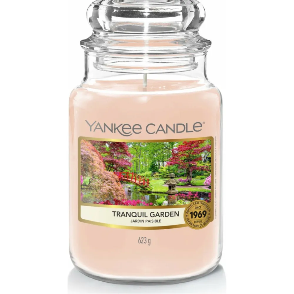 Discount Geurkaars Large Jar Tranquil Garden 623 gr Kaarsen|Geurkaarsen