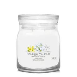 Kaarsen|Geurkaarsen<Yankee Candle Geurkaars Medium Jar Midnight Jasmine Signature 368 gr