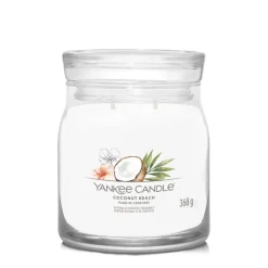 Kaarsen|Geurkaarsen<Yankee Candle Geurkaars Medium Jar Coconut Beach Signature 368 gr