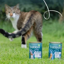 Bio Kattenvoer Chunks Kip & Kalkoen 405 gr^Yarrah Hot