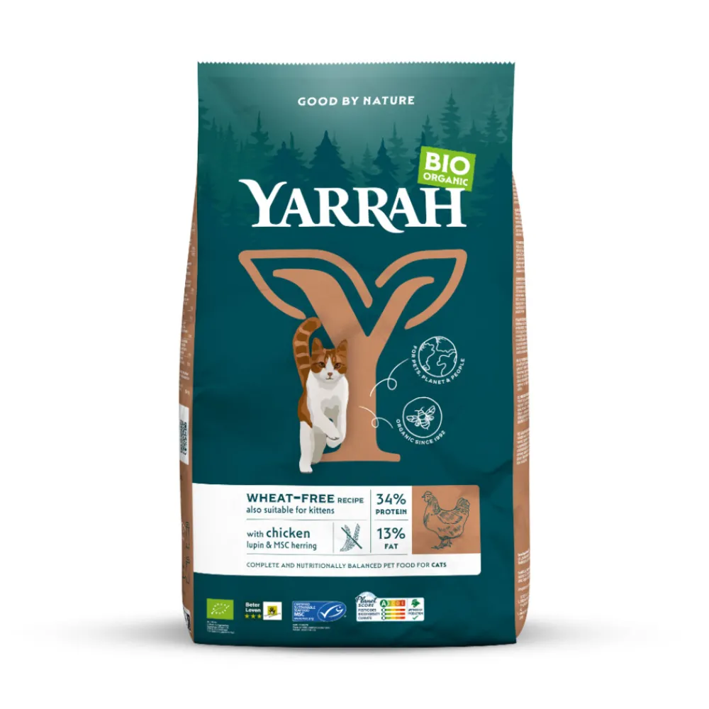 Bio Kattenvoer Graanvrij Kip & Vis 6 kg^Yarrah Clearance