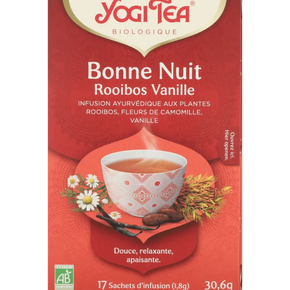 Bedtime Rooibos Vanilla Biologisch 17 stuks^Yogi tea New