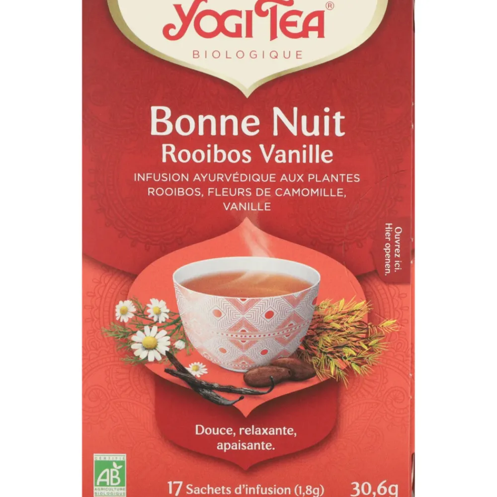 Bedtime Rooibos Vanilla Biologisch 17 stuks^Yogi tea New
