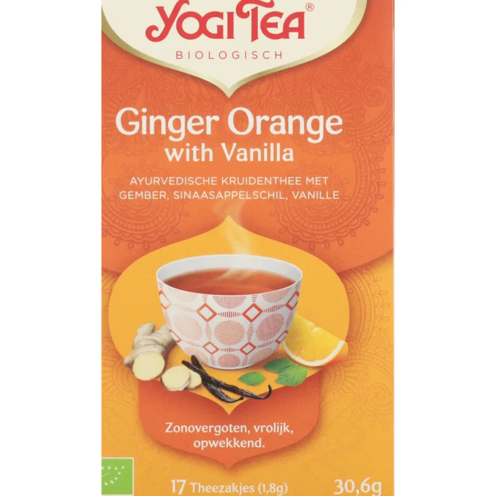 Biologisch Ginger Orange Vanilla 17 stuks^Yogi tea