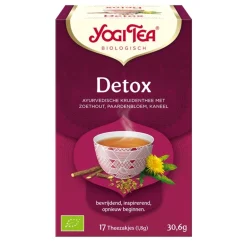 Thee<Yogi tea Detox Biologisch 17 stuks