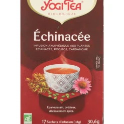 Thee<Yogi tea Echinacea Biologisch 17 stuks