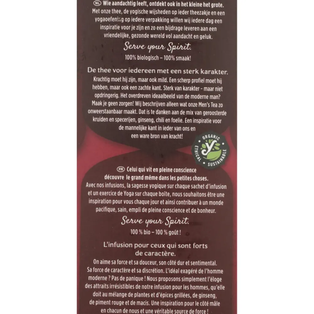 Hot Mens Tea Biologisch 17 stuks Thee