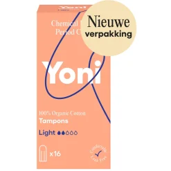 Hot Biologisch Katoenen Tampons Light 16 stuks Intiemhygiëne