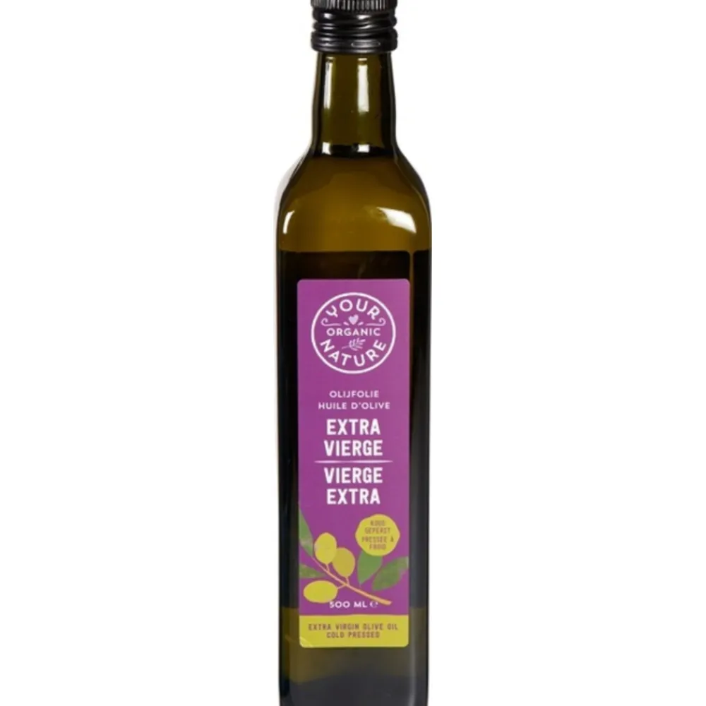 Olie & Azijn<Your Organic Nature Olijfolie Extra Vierge Bio 500 ml