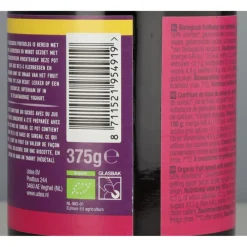 Beleg<Your Organic Nature Vlierbessenjam Biologisch 375 gr