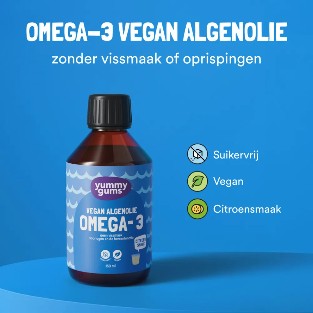 Omega-3 Algenolie Vloeibaar 250 ml^Yummygums New