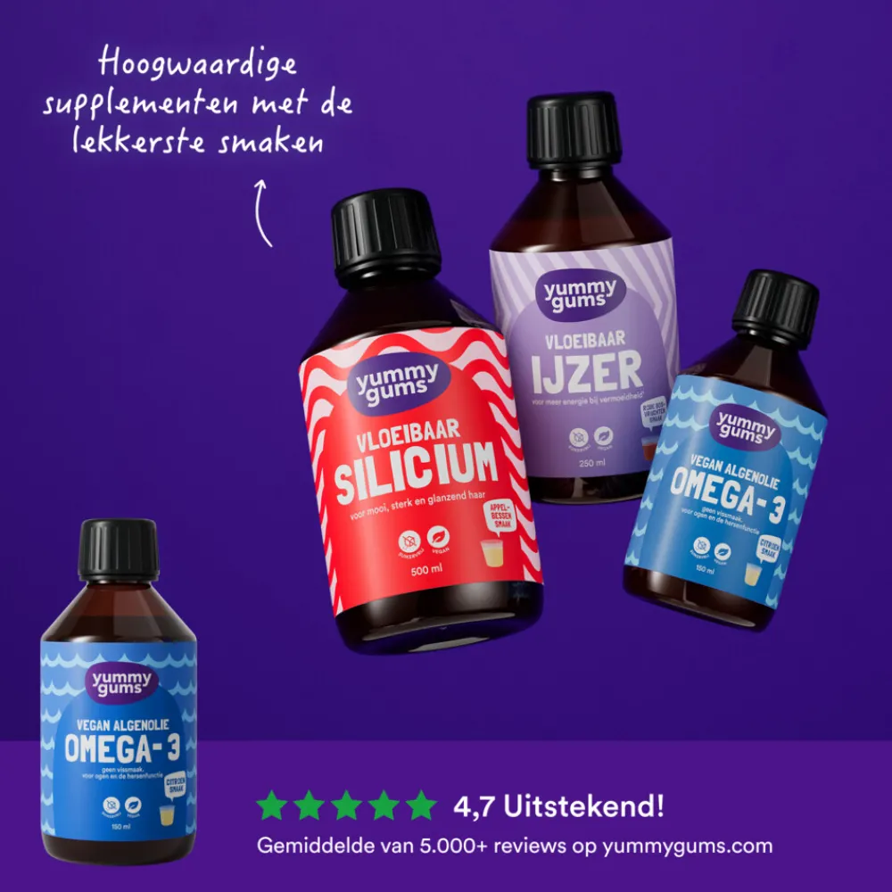 Omega-3 Algenolie Vloeibaar 250 ml^Yummygums New