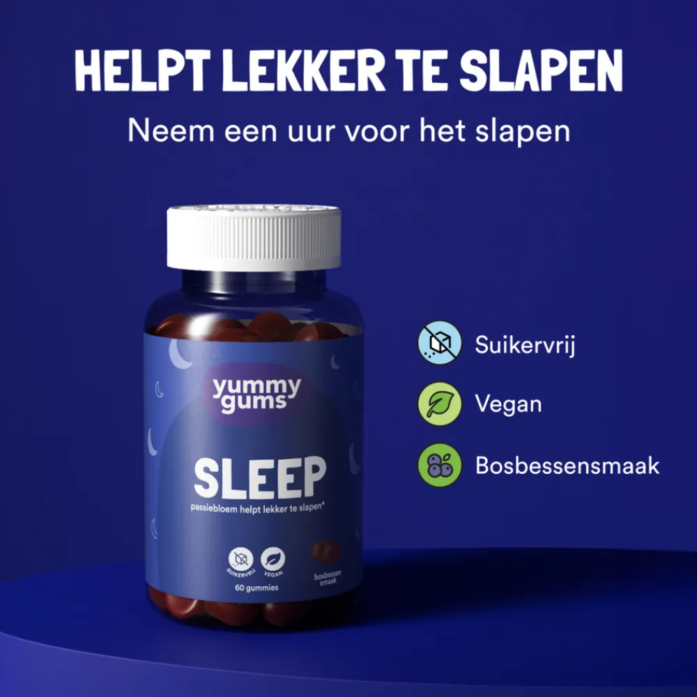 Rustgevend & Slapen<Yummygums Sleep 60 gummies