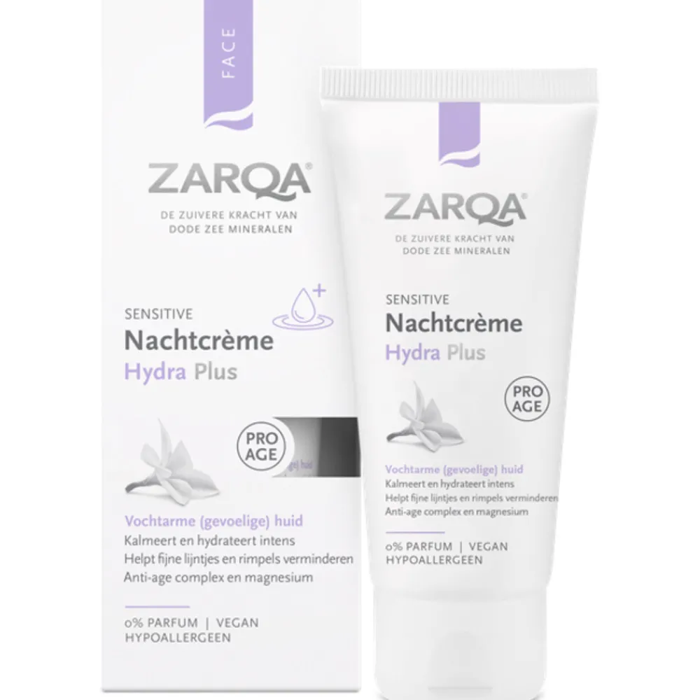 Dag- & Nachtcrème<Zarqa Nachtcreme Hydra Plus Sensitive 50 ml