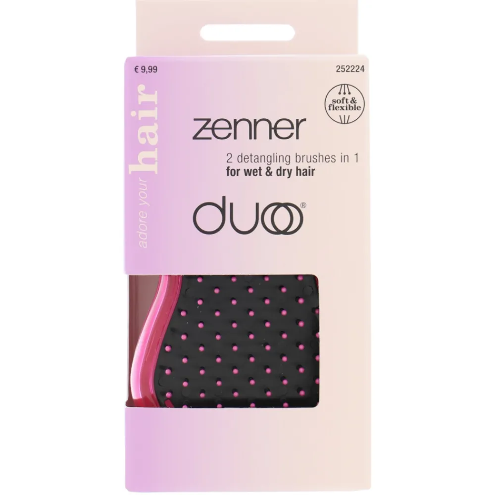 Accessoires<Zenner Duoo Haarborstel Roze Zwart