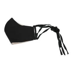 New Mondkapje Zwart met koord 1 Stuk Zelfzorg