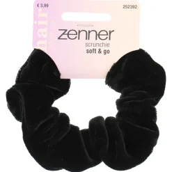 Sale Scrunchie Velvet Zwart Accessoires