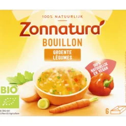 Soepen & Sauzen<Zonnatura Groentebouillon Tabletten Biologisch 6 x 11 gr