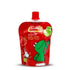 Baby & Peutervoeding|Snacks<Zonnatura Knijpfruit Appel/Aardbei Biologisch 4 x 85 gr