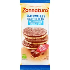 Rijstwafels Choco Melk Biologisch 100 gr^Zonnatura Online