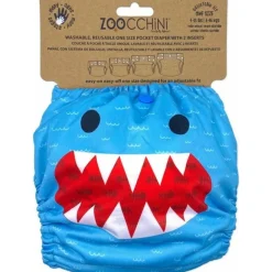 Best Wasbare Luier Sherman the Shark (incl. 2 inserts) Luiers