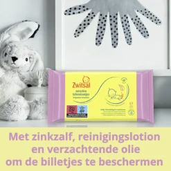 Babydoekjes<Zwitsal Billendoekjes Sensitive Voordeelverpakking 24x57= 1368 stuks